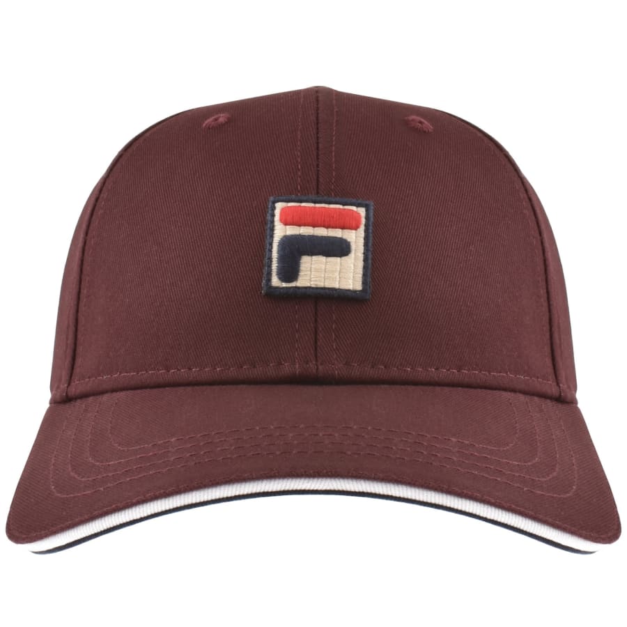Fila Vintage Harris Baseball Cap Burgundy Mainline Menswear Australia